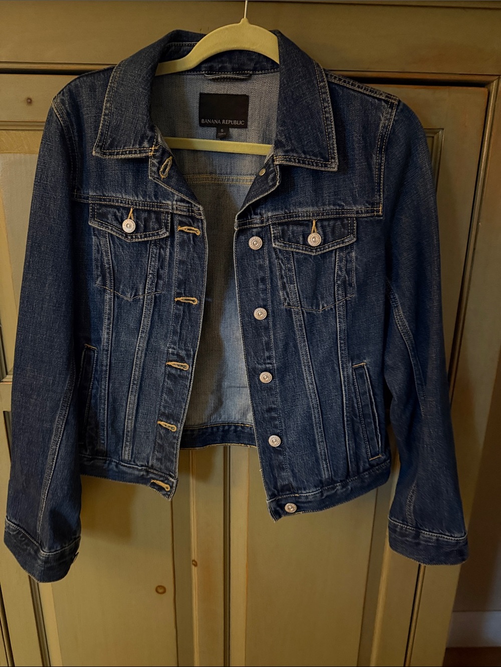 Banana Republic Women's Dark Indigo Denim Jacket